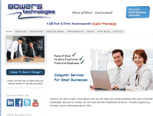 Tablet Screenshot of bowerstech.com